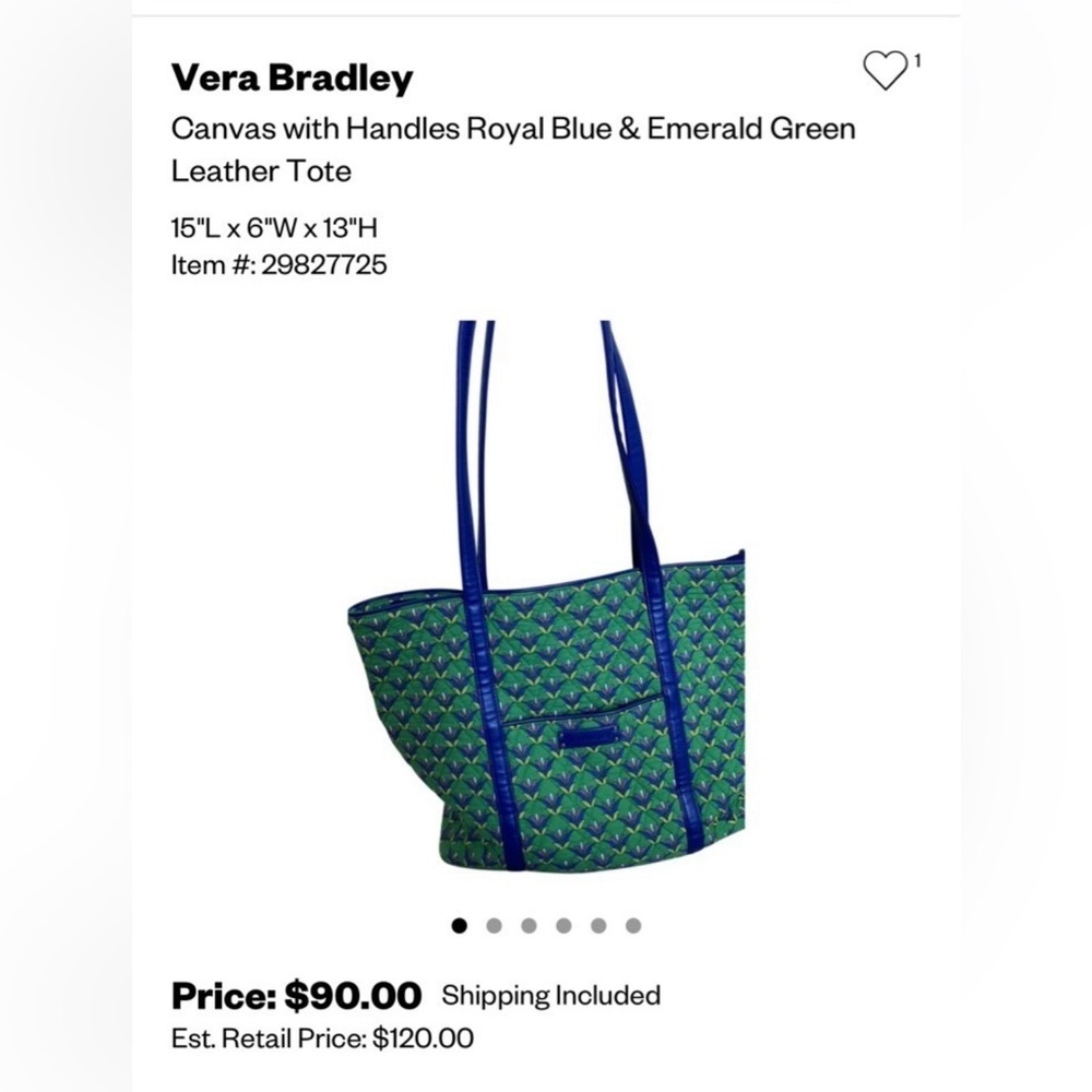 Vera Bradley Tote Bag